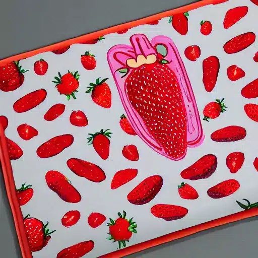 Strawberry Yoga Mat: A Colorful and Comfortable Addition to Your Practice